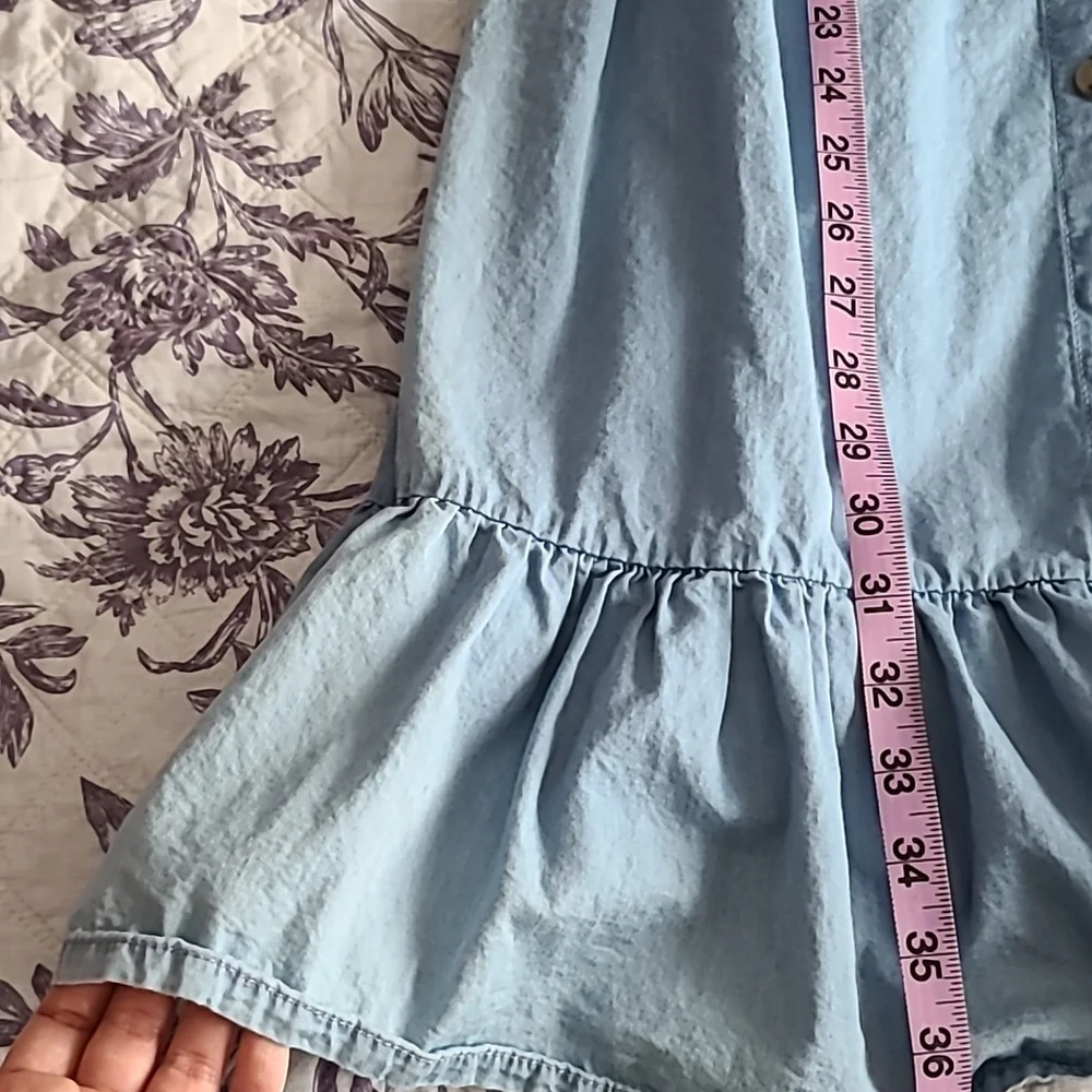 Japna Chambray Sweetheart Fit & Flare Dress - Picture 7 of 9